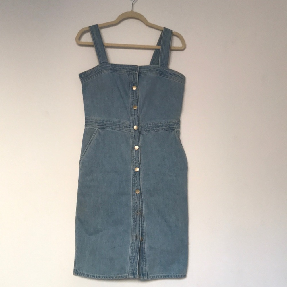 GAP Denim Button Down Dress